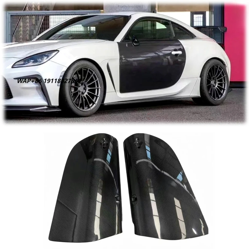 New Dry Carbon Fiber Replacement Car Door for GR86 for BRZ 2022-2024 Lightweight Racing Door Panel