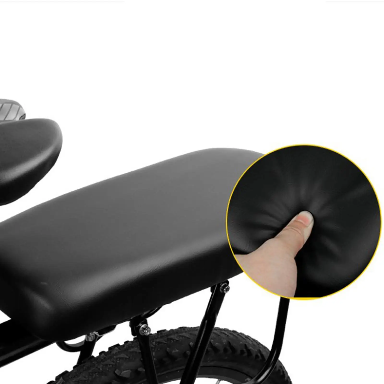 Bike Back Seat Electric Bicycle Saddle Comfortable Bicycle Rear Seat Cushion