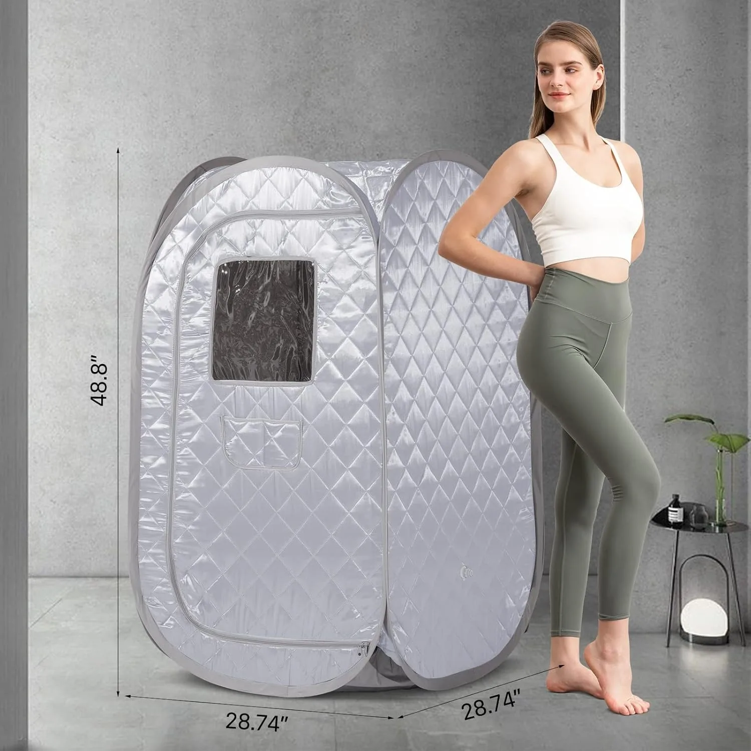 Portable Steam Sauna Tent  Personal Steam Sauna SPA for Detox Therapy with2L Steamer