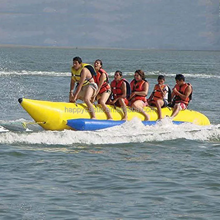 

High Quality 0.9mm PVC Custom Water Tube Inflatable Banana Boat Towable Water Sports Flying Fish For Sale