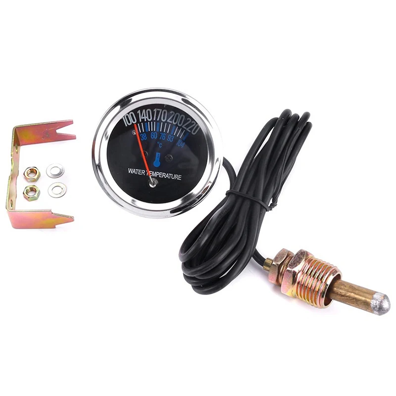 

Universal 52mm Car Mechanical Water Temperature Temp Meter Gauge 100-220 Fahrenheit