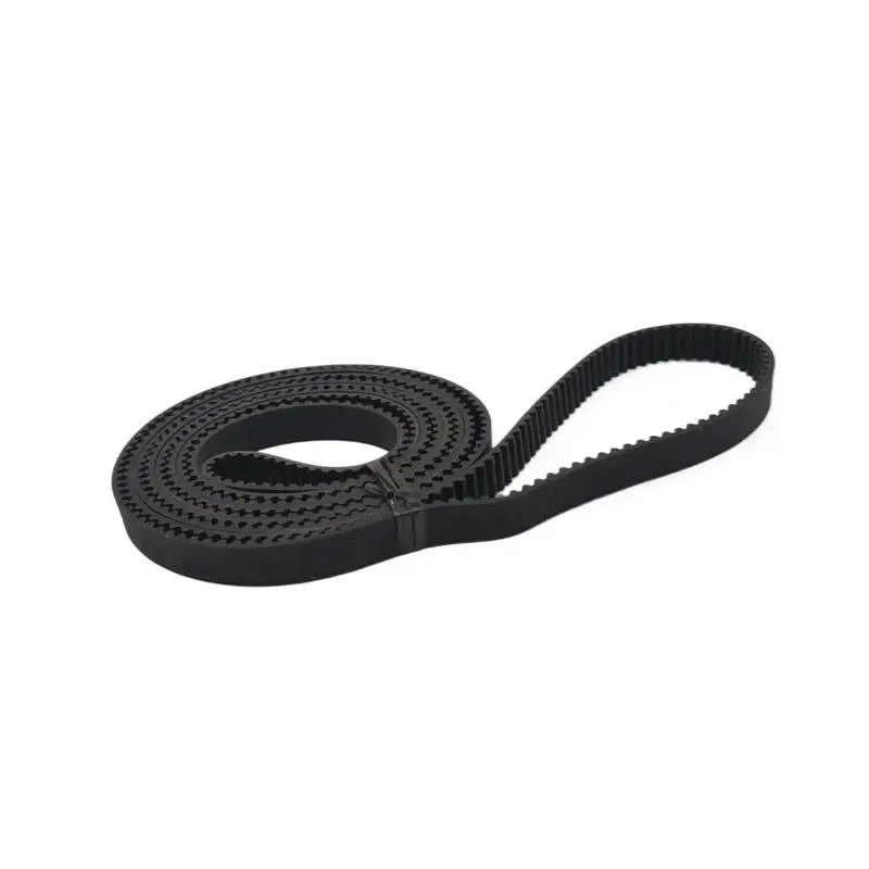 S2M 280 Synchronous Belt S2M-6 Closed-loop Rubber Timing Belts Width 8mm 12mm 15mm STD Black Timing Belt Length 280mm