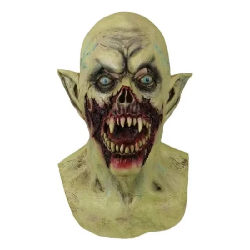 

Zombie Mask Creepy Halloween Props Scary Realistic Face Mask Adult Party Cosplay Costume Props Horror Infected Zombie Masksadult