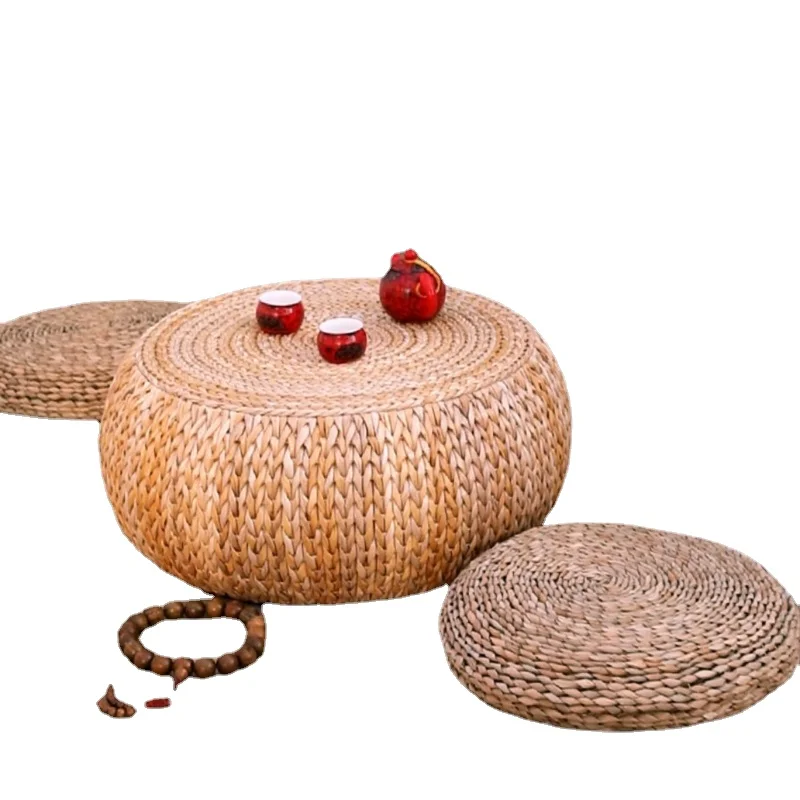 LMM Small Table Japanese Style Rattan Tea Table Modern Simple round Window Sill Kang Table