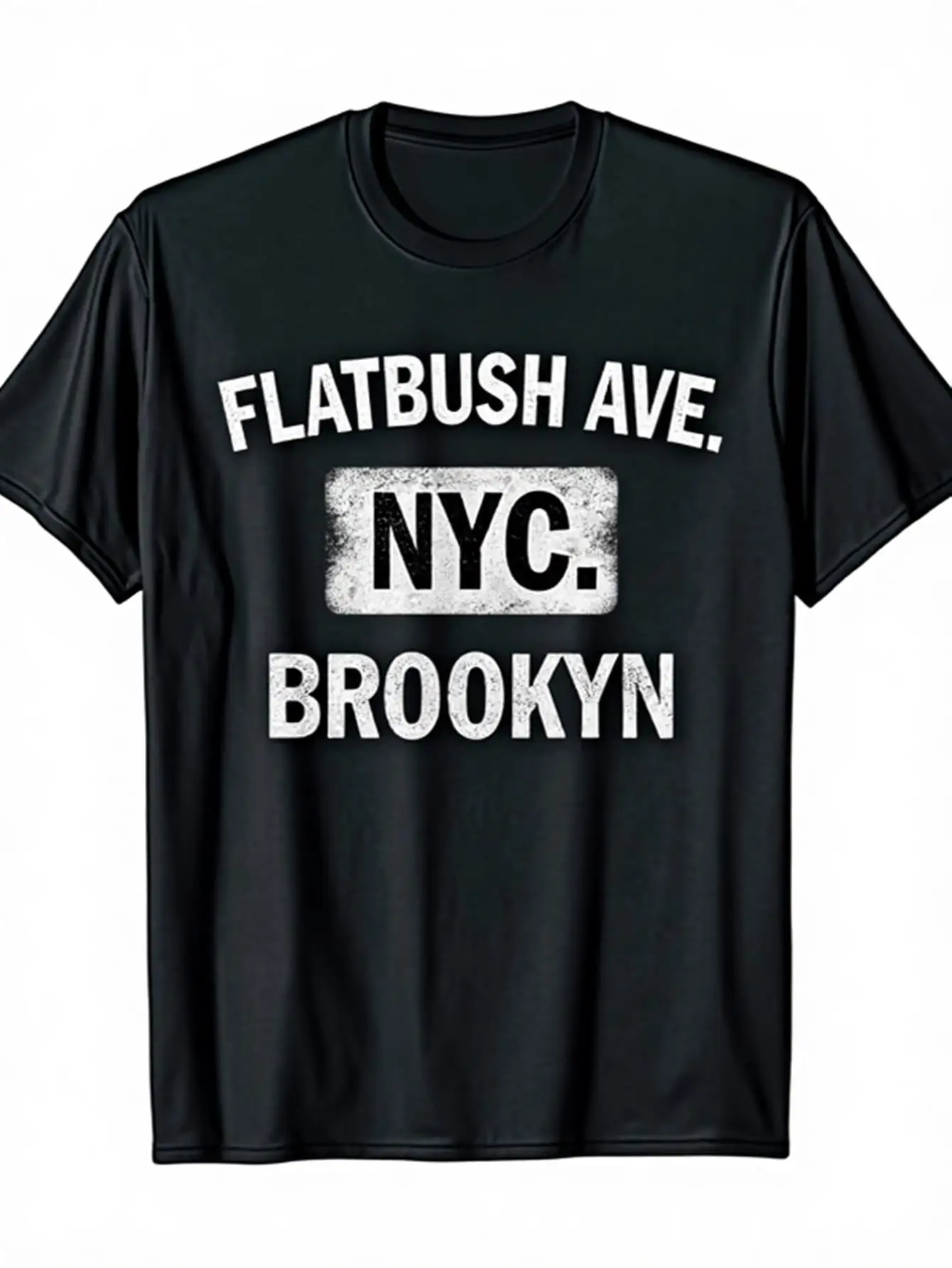 Men's Vintage New York Brooklyn Flatbush Avenue Graphic T-Sh