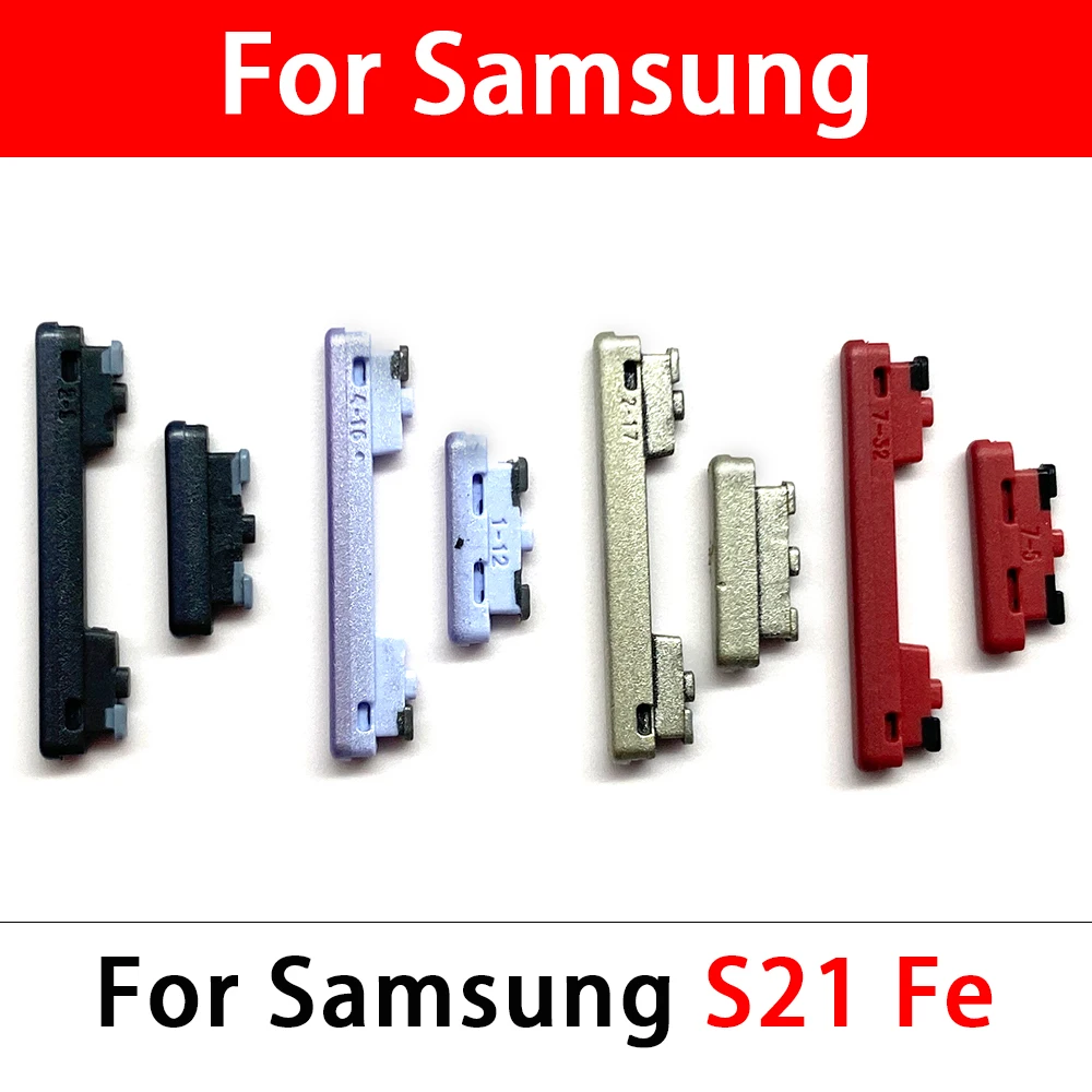 New Side Power Key + Volume Button For Samsung S21 Plus / S20 Fe / S20 Ultra / S21 fe Volume Power Button Side Key