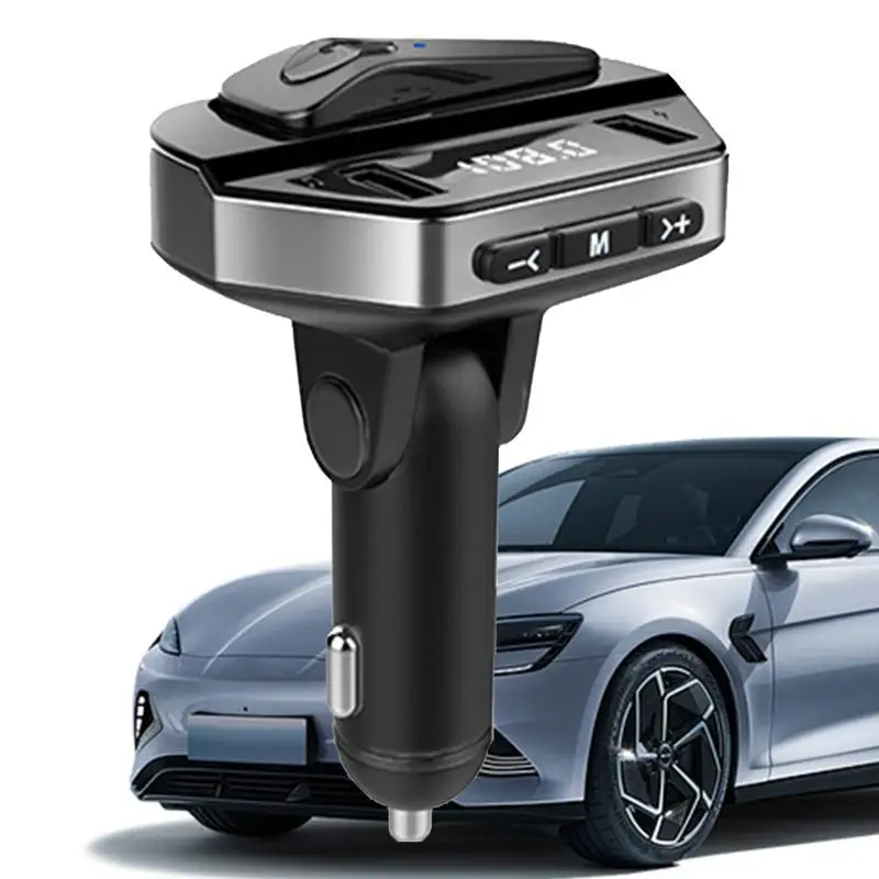 Car Wireless Headset Charger Auto Mobile Phone Wireless Charger with Headset Split Design Car Headphones for SUVs Trucks Sedans