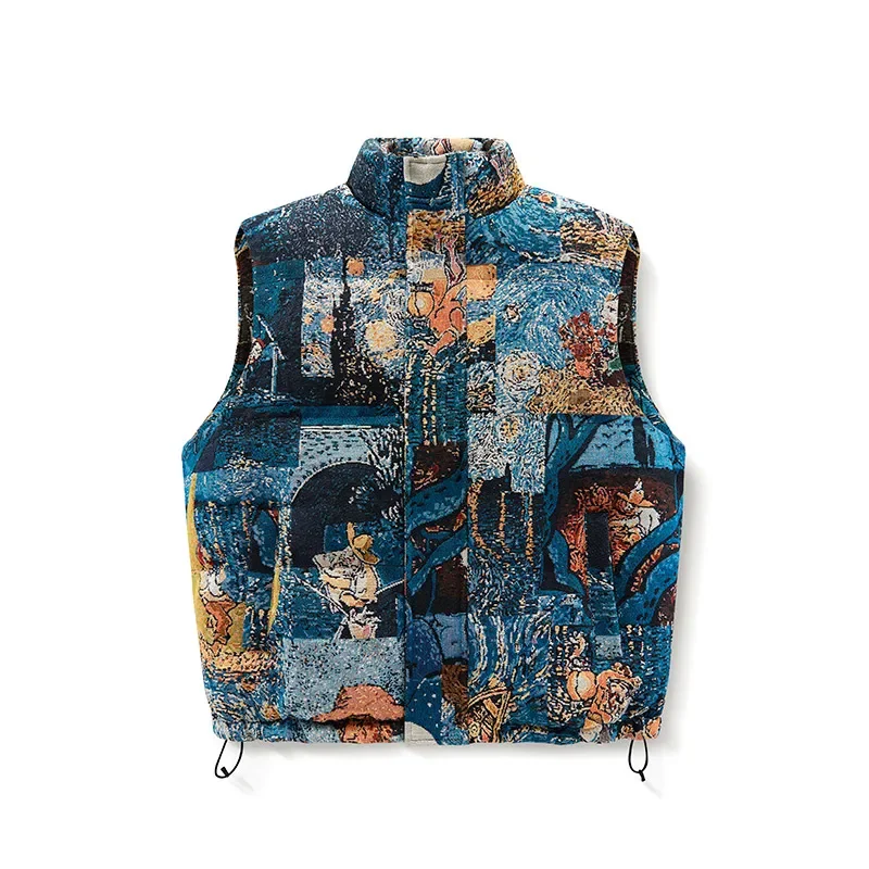 

Повседневный ветрозащитный дышащий хлопковый жилет для рыбалки на открытом воздухе, модный простой мягкий удобный осенне-зимний модный жилет унисекс