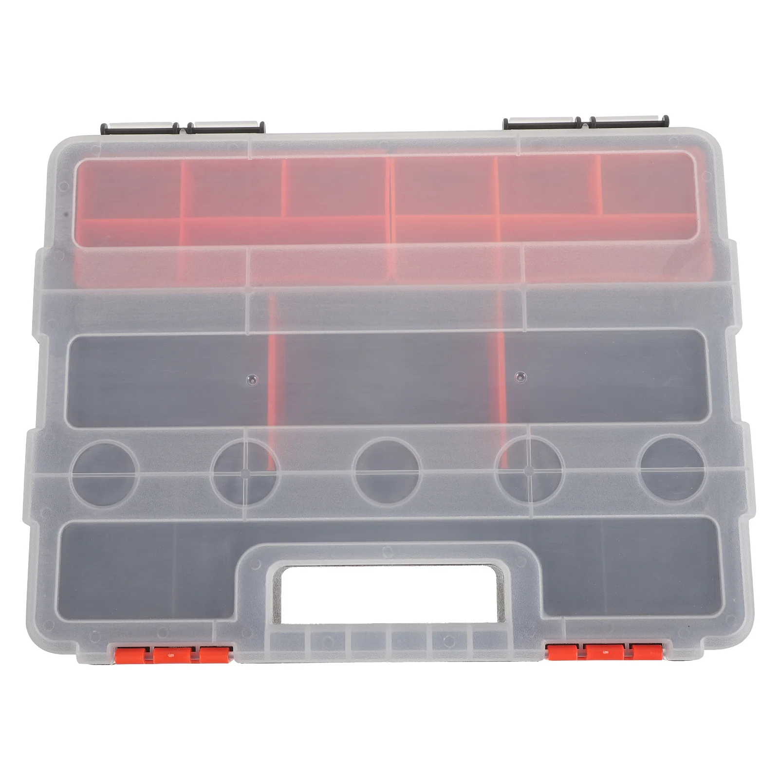 Large Plastic Nut and Bolt Organizer Box Durable Compartment Storage Container for Hardware Tools Small Parts Organizer Screw