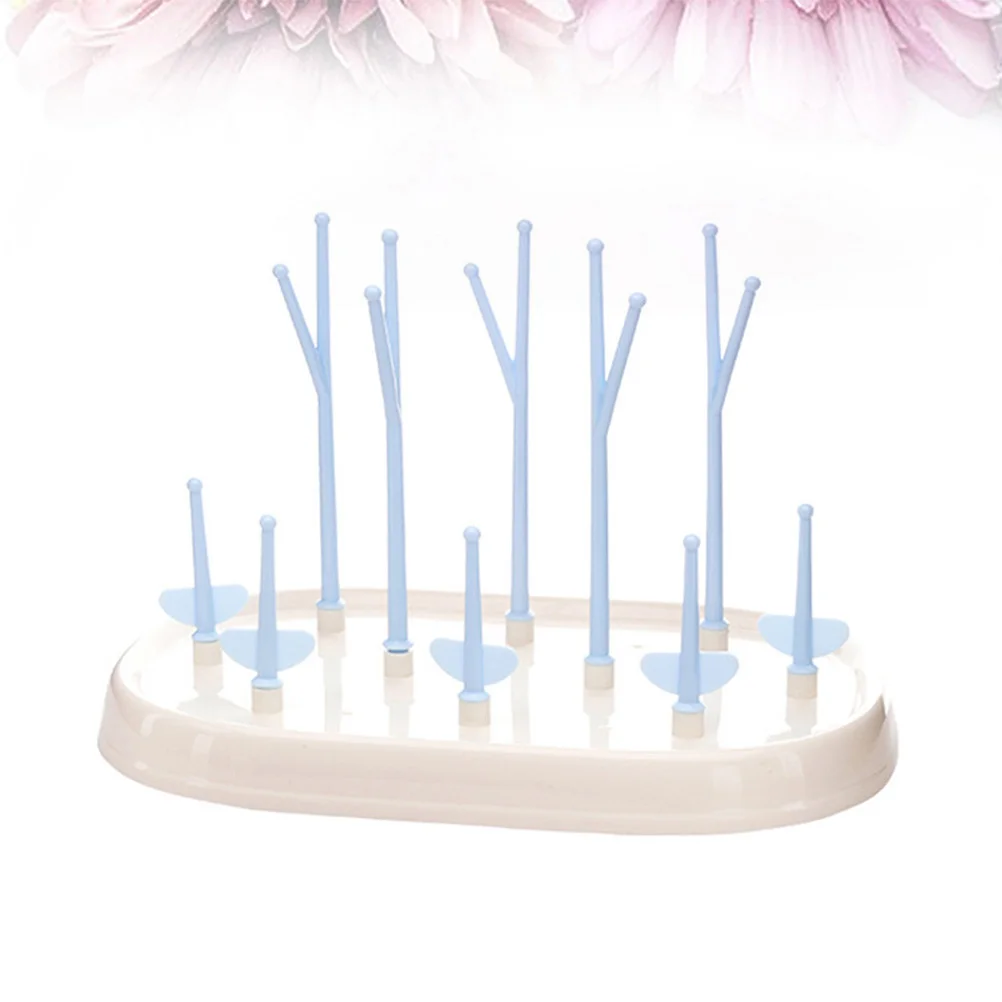 Detachable Baby Bottle Drying Storage Rack Baby Holder Multifunction Feeding Bottle Organizer (Random Color)