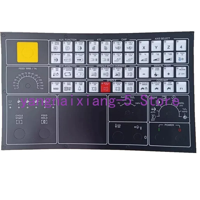 

CNC Operation Panel Membrane Keyboard Mask for Leadwell V40 Machining Center