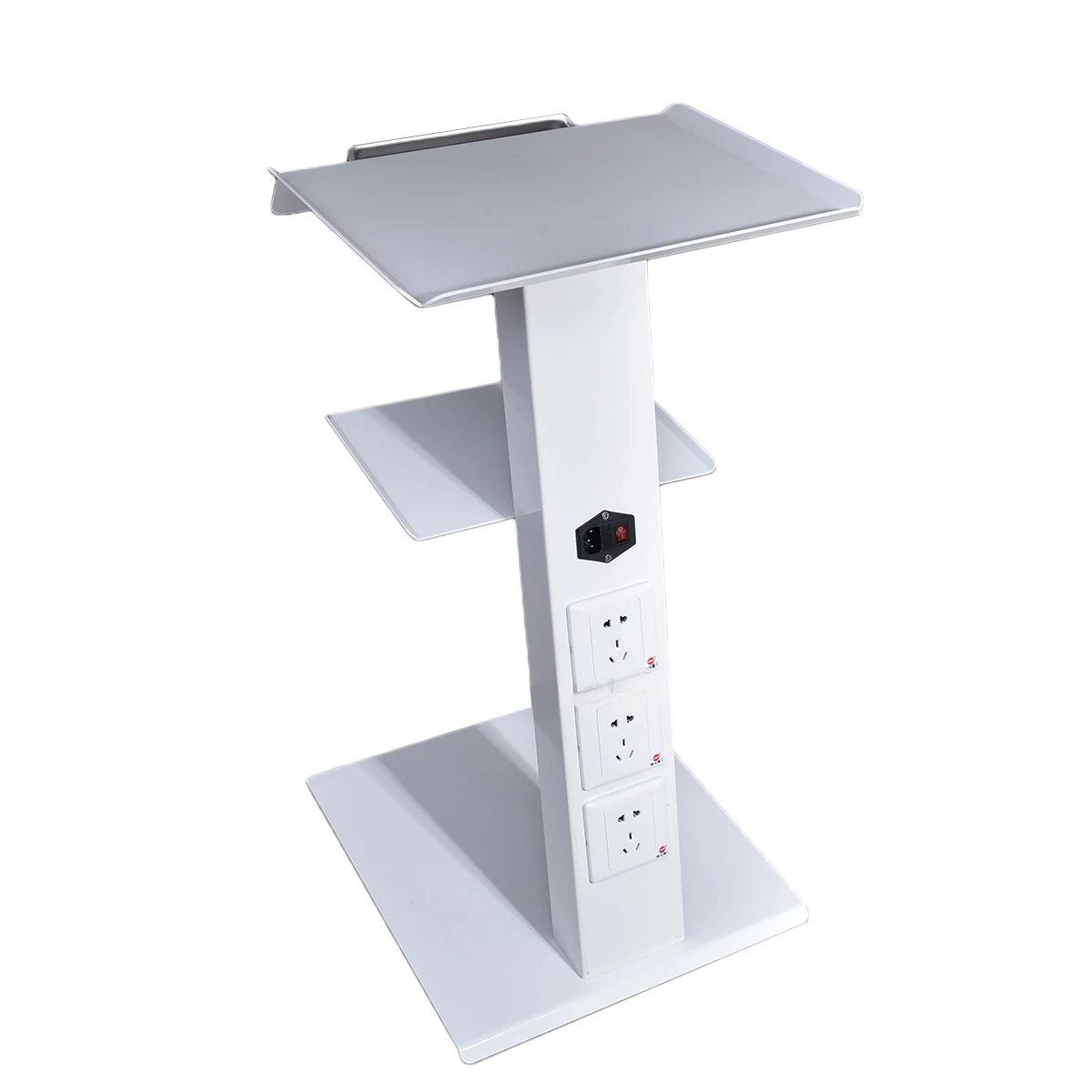 &Dental Clinic with Socket Trolley  Hospital Cart Mobile Workbench   Multi-Purpose Tool  Table
