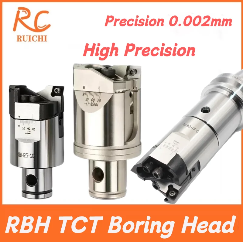 RBH TCT Double Edged Rough Boring Head 25-33 32-42 40-55 68-92 Adjustable Double Edged BT30 BT40 LBK Rough Boring Tool