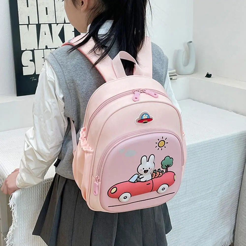 New Excavator/Rabbit Schoolgirl Backpack Large Capacity Lightweight Kids Backpack Double Shoulder Mini School Bag Kid