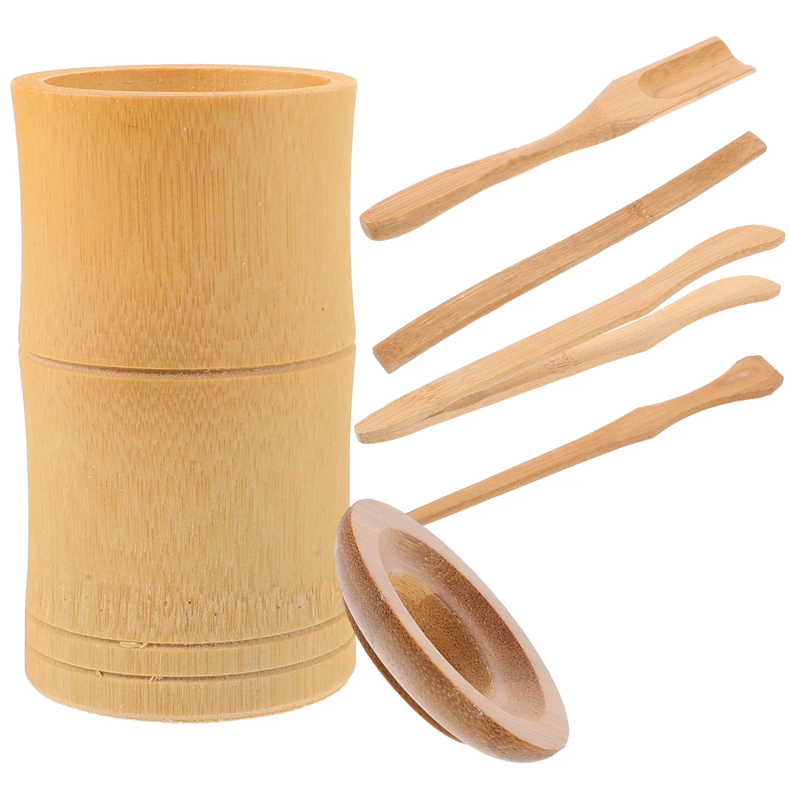 Bamboo Tea Set Chinese Tea Set Tea Ceremony Accessories With Storage Bucket Bamboo Tea Ceremony Six Gentlemen Tea Sets