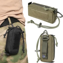 Mini Molle Pouch EDC Wallet Belt Waist Pack Bag Utility Key Purse Outdoor Hunting Hiking Camping Accessories Organizer Bags