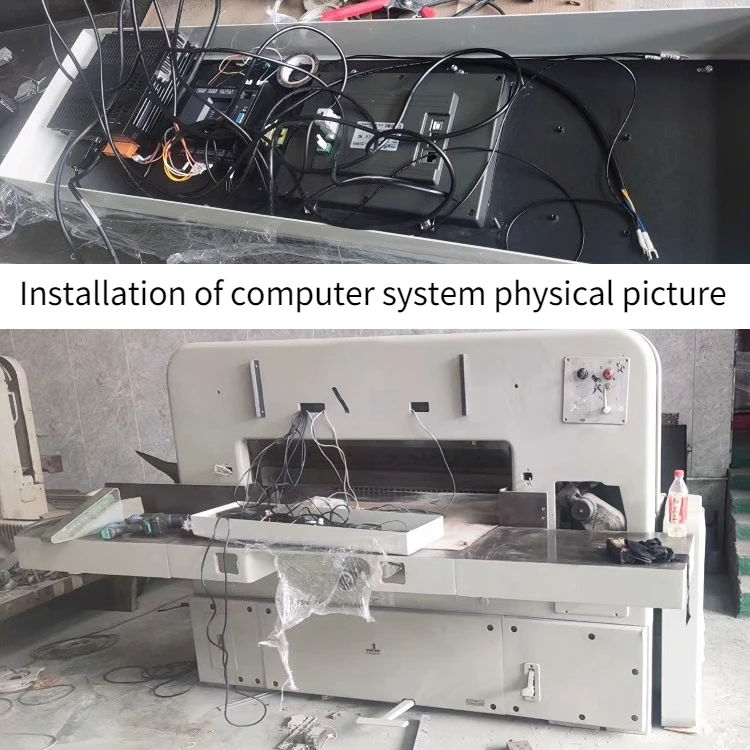 Auto Computerized Flatbed Die Cutting Machine 220V Creasing Finishing Post-Printing Packaging Paper Processing Machinery