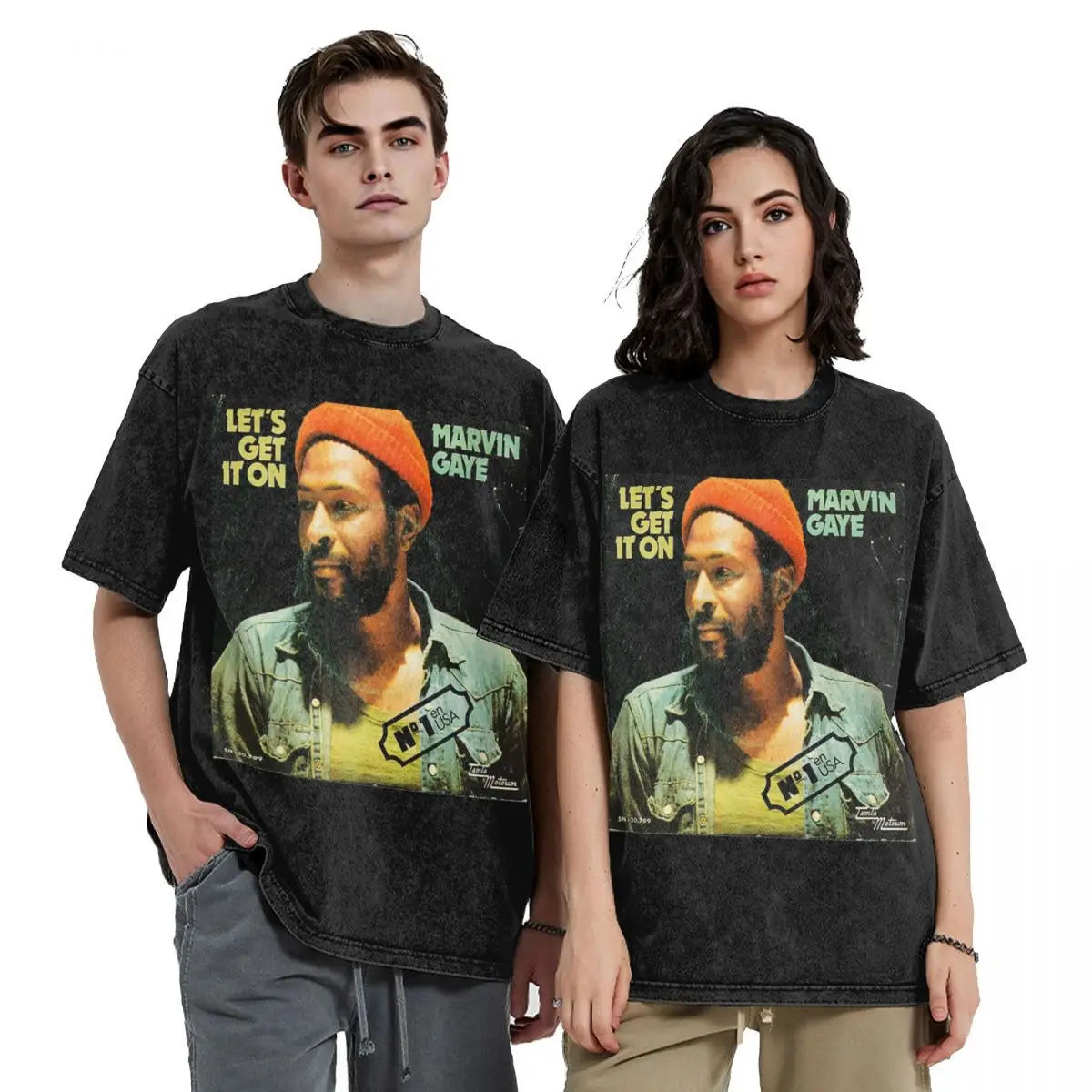 Fashion Marvin Gaye T Shirts Outfit Tee Shirt for Men Women Harajuku T-shirt Clothing