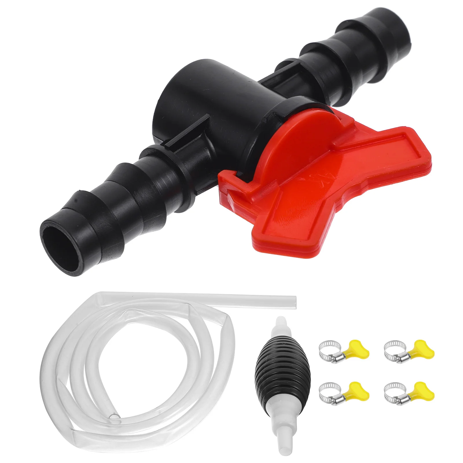 

Portable Oil Pump Set Hand Siphon Pump for Car Gasoline Hose Manual Fuel Transfer Tool Durable PVC Liquid Parts