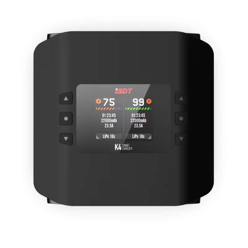 ISDT K4 1~8S Lithium-Batterie Smart Ladegerät AC400W/DC600W*2 IndependentDual Mode Dual Channel für Lipo Batterie Ladung Rc Spielzeug