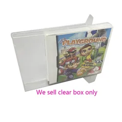Transparent clear PET cover For NDS EU edition version game console storage display box collect case
