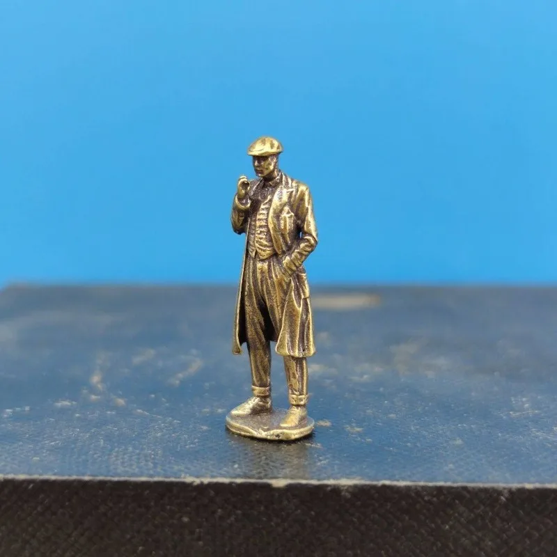 Suits Butchers Sinister Gang Action Figures Metal Brass Micro-scene Photography Props Creative Miniature Ornament Accessories