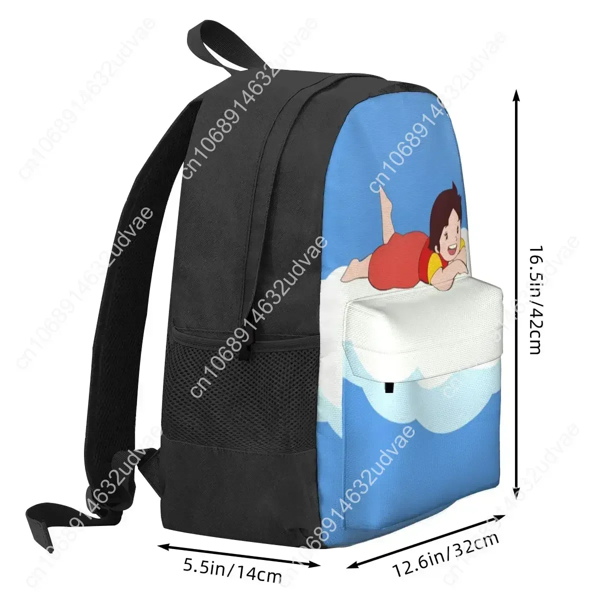 Heidi On A Cloud, The From The Alps Backpacks Bookbag Students School Bags Rucksack Laptop Rucksack Shoulder Bag