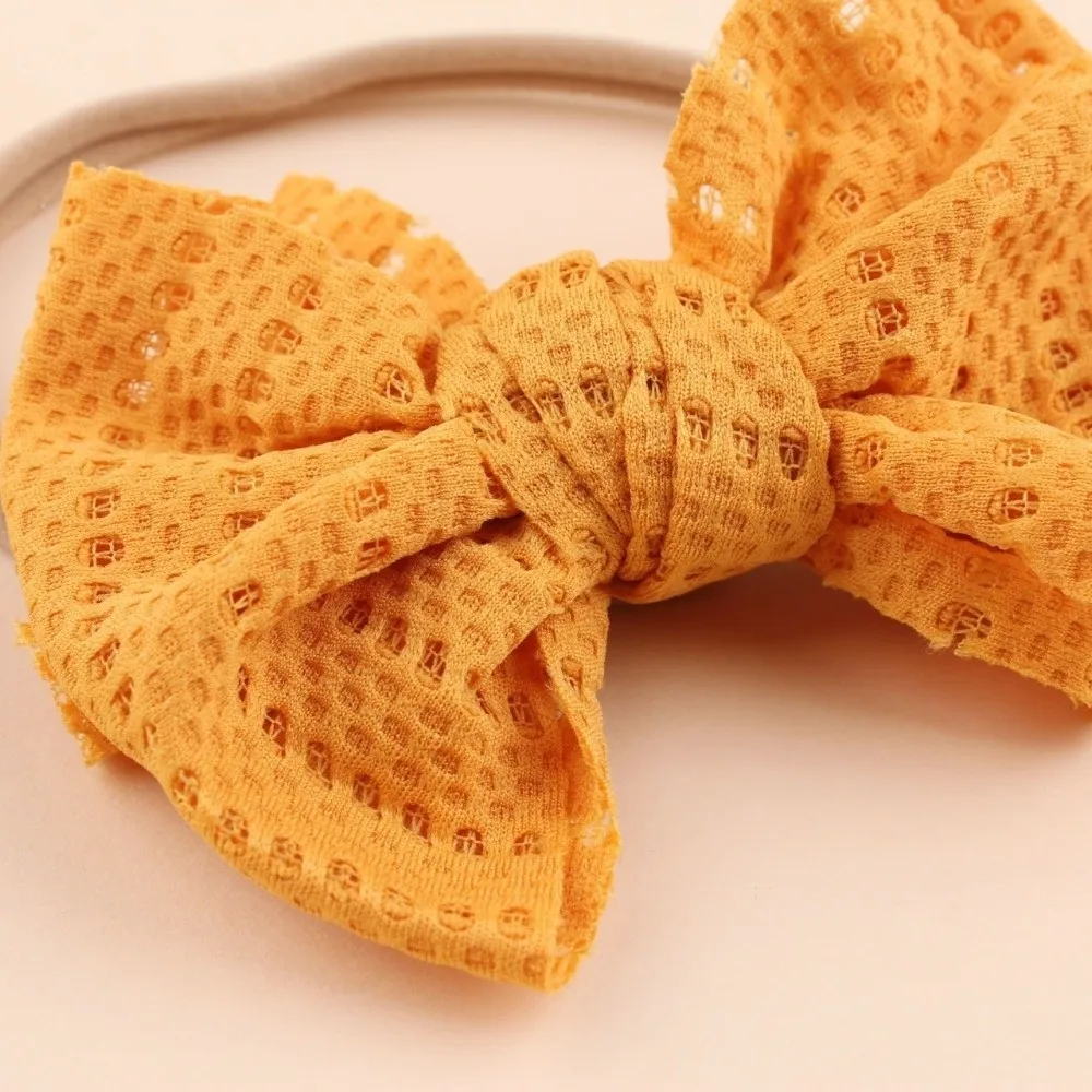 2 szt./zestaw Miękka Elastyczna Dziecięca Opaska z Kokardką Bawełniana Jednolita Kolorowa Dziecięca Kokarda Turban Szerokie Dziecięce Okulary Przeciwsłoneczne Zestaw Akcesoria do Włosów