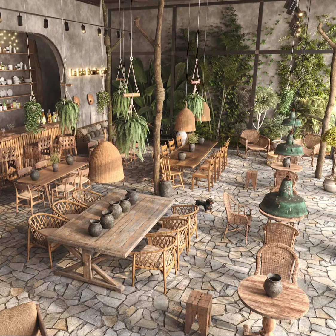 

Boho Theme Design Small Booth Seating Bohemian Themed Wooden Booth Seating High Quality Bench Booth Seating