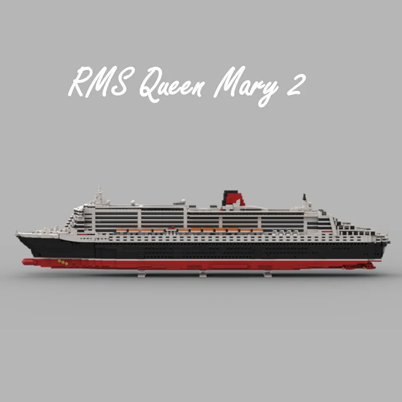 

3947PCS MOC Creative Model Rms Queen Mary 2 Building Blocks Assembly Bricks Collectible Display Birthday Gift Decoration Home