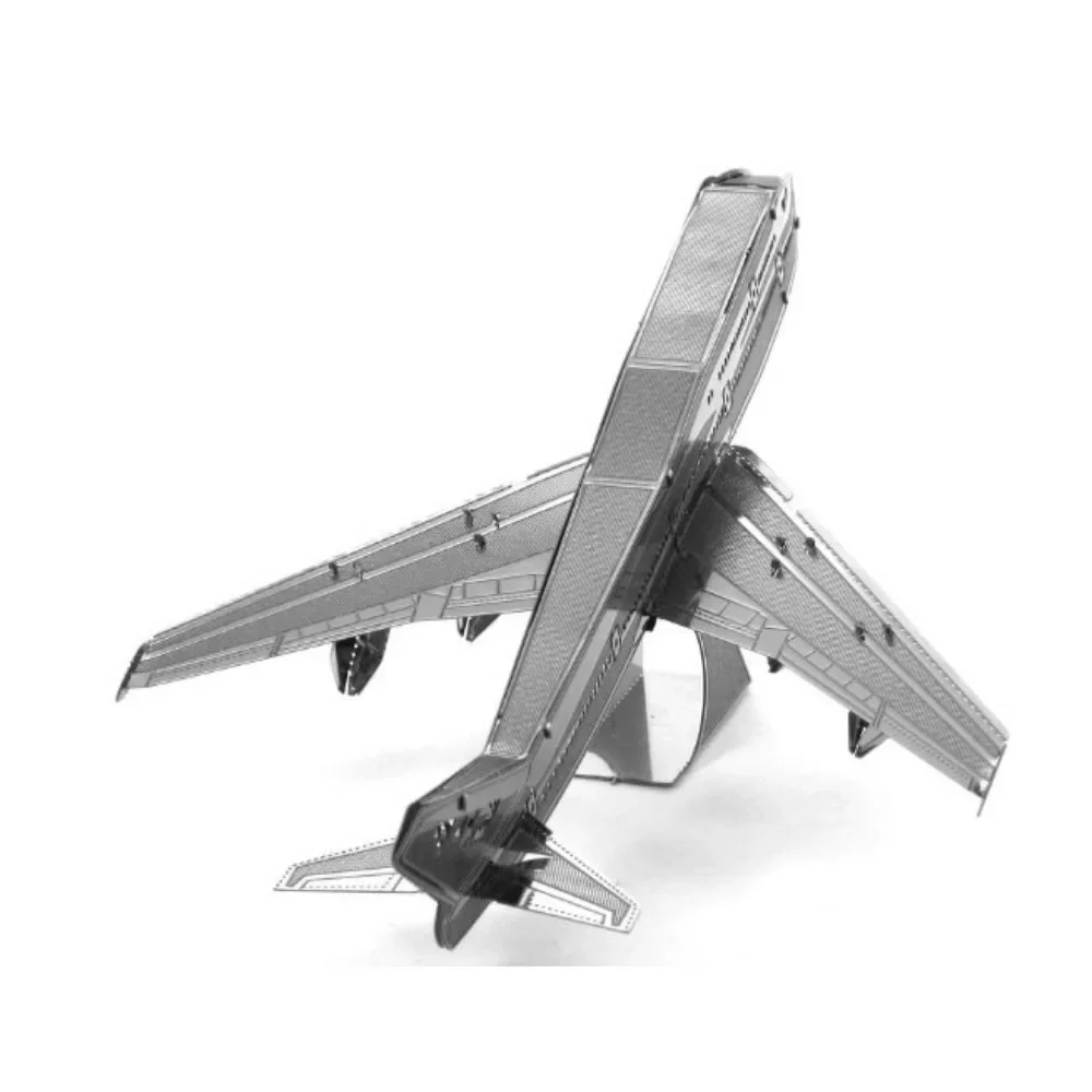 Boeing 747 Assemble Home Decor 3D Metal Figurine Puzzle - DIY High Difficulty Hand-assembled Model Desk Decoration Gifts