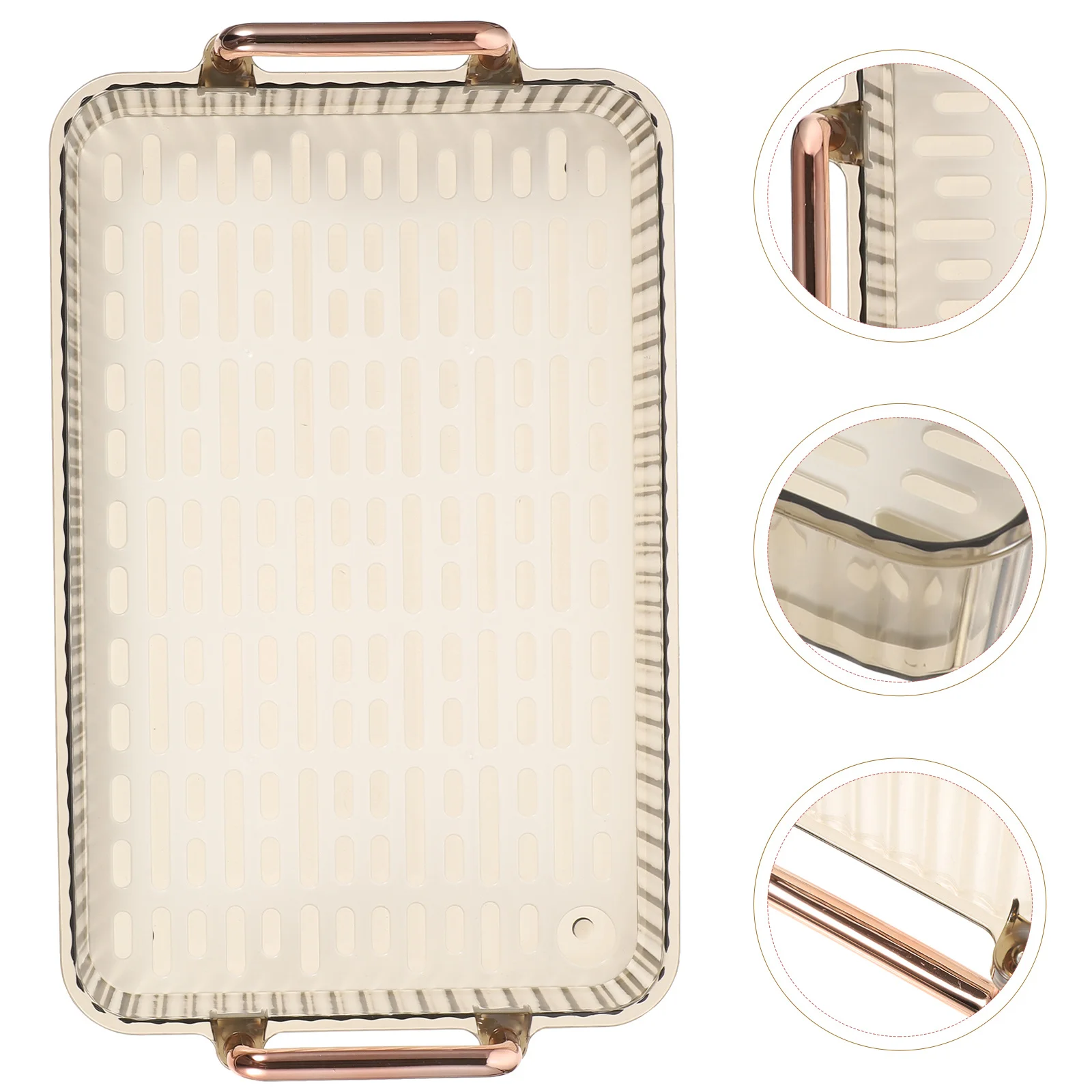 

Transparent Double Layer Fruit Tray Dish Drainer Drying Rack Kitchen Drain Board Vegetable Fruit Draining Tray Home