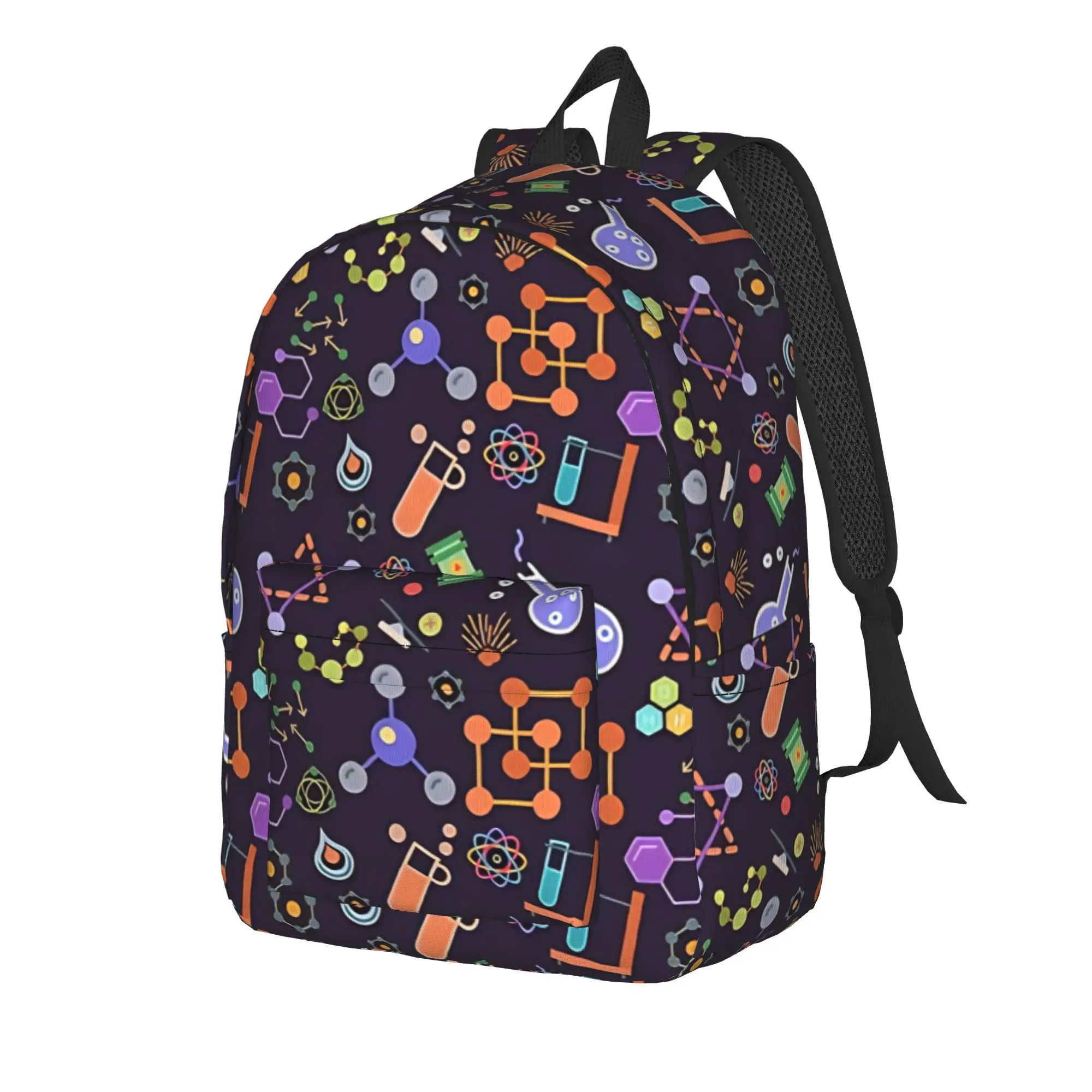 Chemistry Science Test Tubes Lab School Subject Backpack  Style Backpacks Female Outdoor Soft High School Bags Designer Rucksack