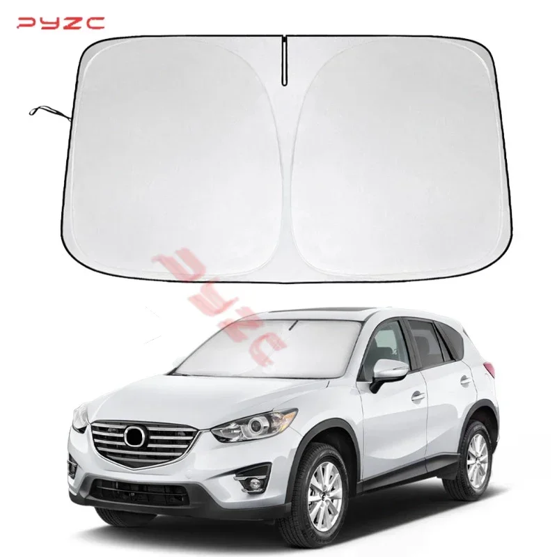 Car Windshield Sun Shade for Mazda CX-5 CX5 2015-2020 2021 2022 2023 2024 CX 5 Accessories Reflector Sunshade Offers Protection
