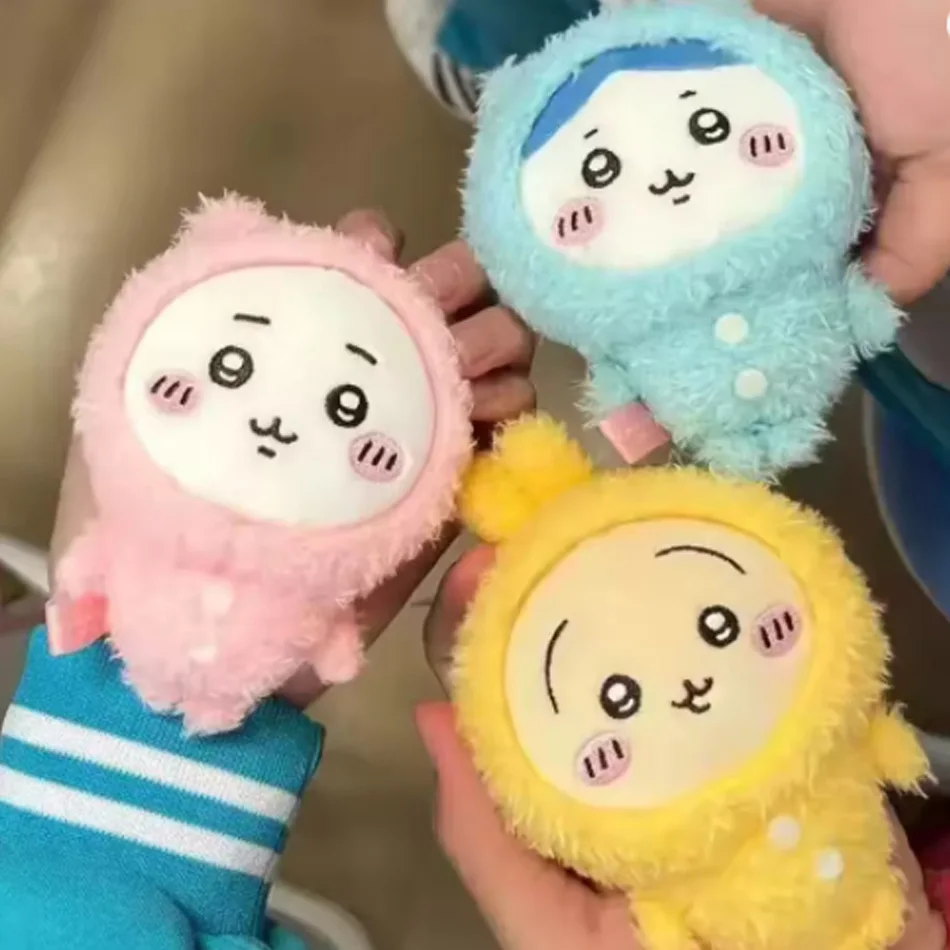 Nime Figuren Jiyi Cartoon Niedliche Plüsch-Schlüsselanhänger-Figuren Hachiware Usachi Kleine Füße Anhänger Selbstironischer Bär Puppe Geschenk – Detail 3