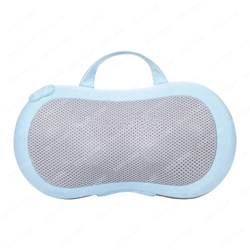 A  Cervical Massager Neck Back Waist Hip Leg Massage Pillow Kneading Hot Compress