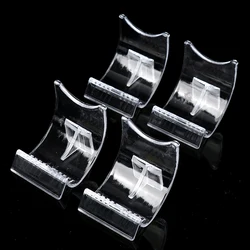 4pcs/set Acrylic Clear Display Rack Lighter Show Storage Easel Stand Base Creative Portable Mobile Phone Tablet Holder