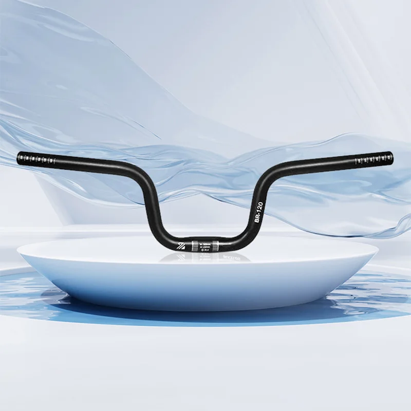 

25.4mm U-shaped Stem Handlebar 580mm High-Strength Aluminium Alloy Bicycle Handlebars Riser Bar Lightweight Integrated Handlebar