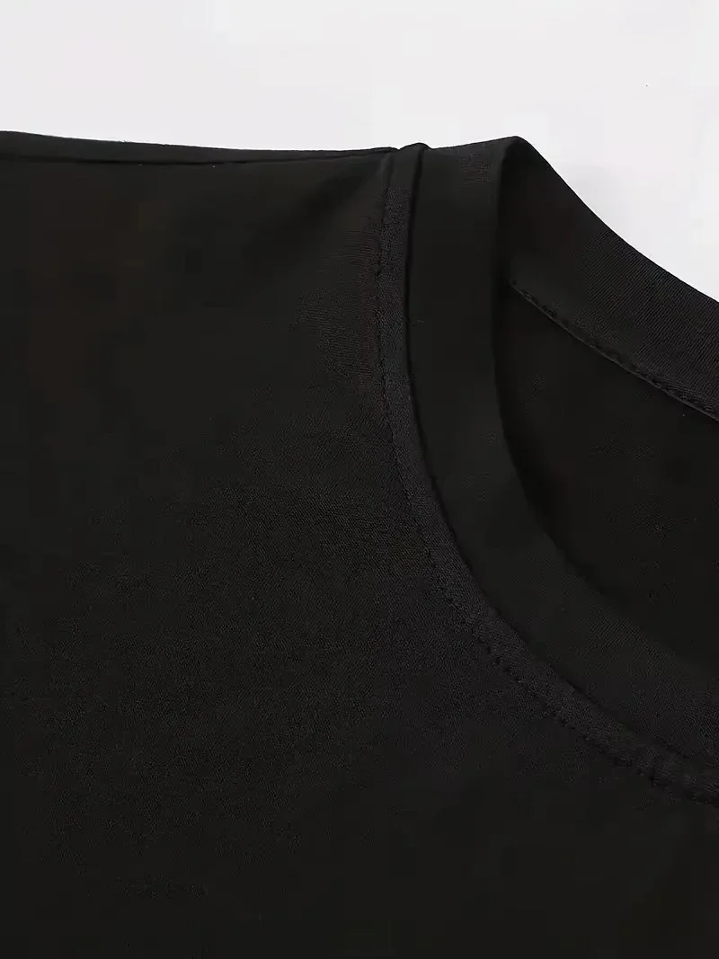 مغني الراب L'HIVER Saif ألبوم 2025 الجرافيك تي شيرت الرجال القوطية الهيب هوب تي شيرتات قصيرة الاكمام خمر القطن تي شيرت المشجعين الشارع الشهير