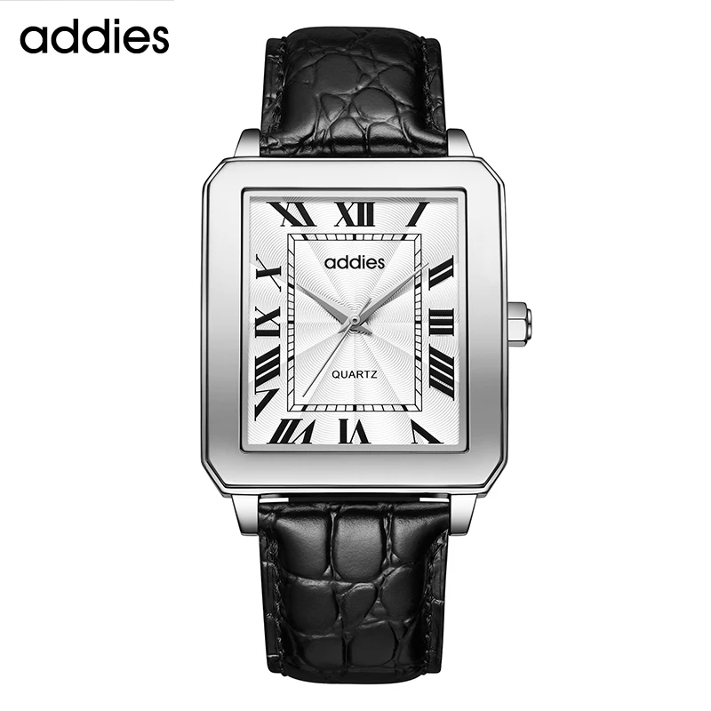 Addies Top Brand Luxury Mens Wrist Watches Quartz Clock Blue Waterproof Relogio Masculino Stainless Steel Relogios Masculino