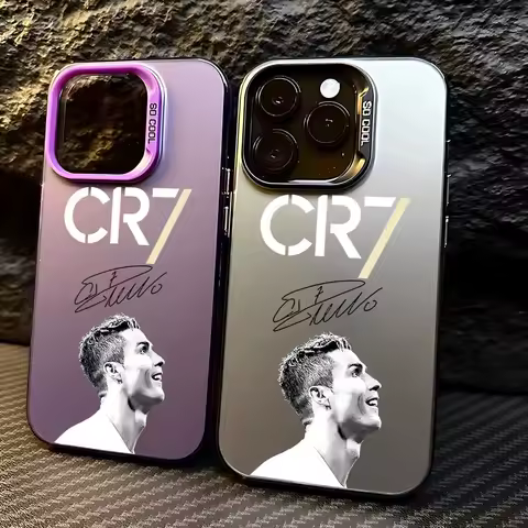 Football Star CR7 Phone Case For Samsung Galaxy S25 S24 S23 Ultra S22 S21Plus FE A16 A56 A15 A55 A54 A53 A36 A26 A33 A35 Cover