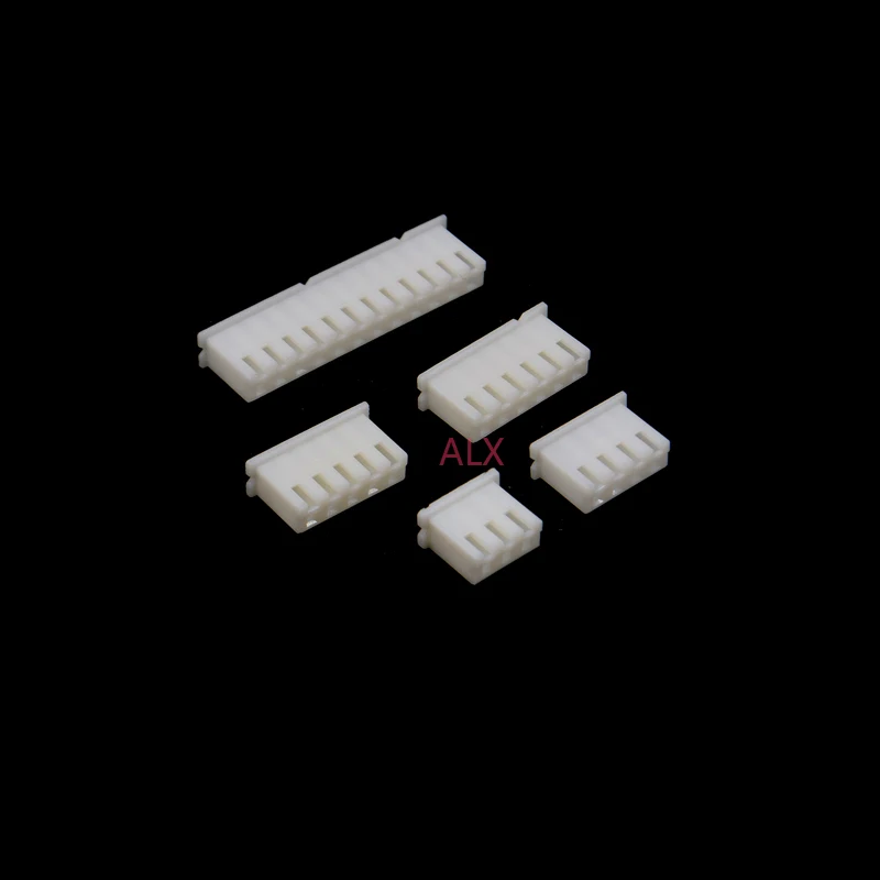 20Pcs Xh2.54 Housing Connector 2.54mm Pitch Female Plastic Shell Plug 2/3/4/5/6/7/8/9/10/12 P/Pin For XH2.54 Wire