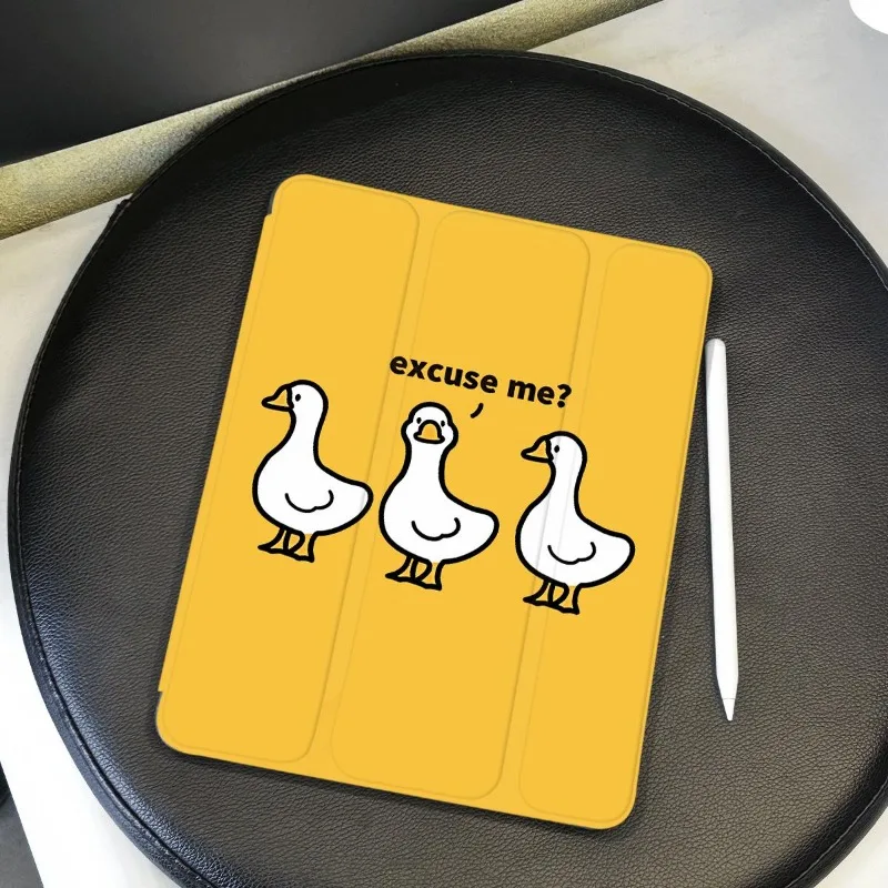 Duckling Smart Stand Case Cover for Case Ipad 10th Generation Ipad 9 Generation Case Ipad Pro 11 Cases 2021 10.2 7th 8th 9th Gen