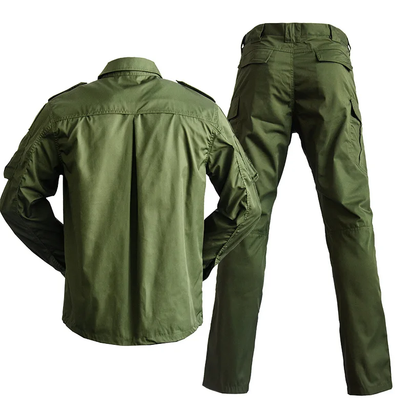 Outdoor Camouflage Shirts Pants Sets 727 Tactical Uniform Instructor Overalls Men Field Camouflage Long-sleeved Suit