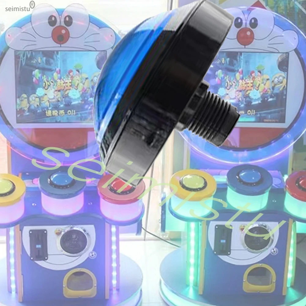 100mm Licht Große Push Button Beleuchtete Led Antwortschalter Video Rhythmus Von Musik Spiel Verkaufsautomat Münze Arcade Flipper Teile – Detail 1