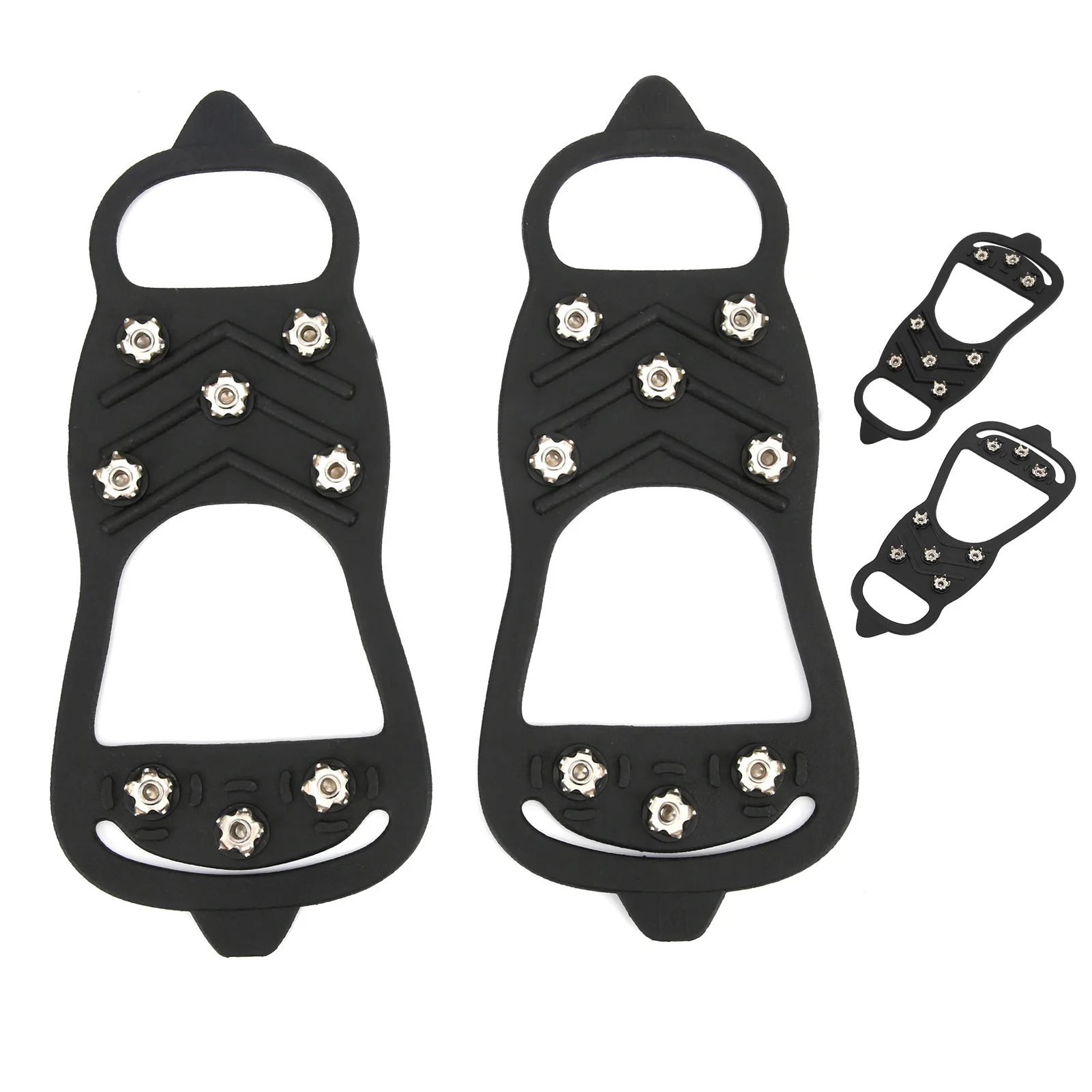 

1 Pair Snow Shoe Crampon 8-Tooth Anti-slip Shoe Cover Shoe Spikes For Mountaineering Hiking