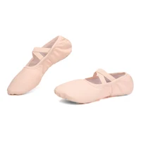 Chaussures de Ballet pour filles, pantoufles de Ballet pour enfants et femmes, chaussures plates d'entraînement pour enfants, chaussures de danse à semelle souple, chaussures d'entraînement en toile 3