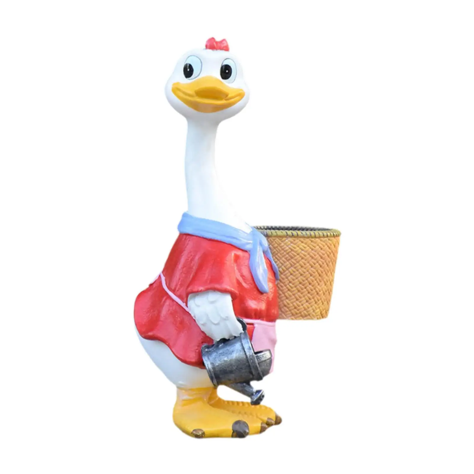 

Cartoon Duck Flowerpot Statue Creative Planter for Outdoor Indoor Patio