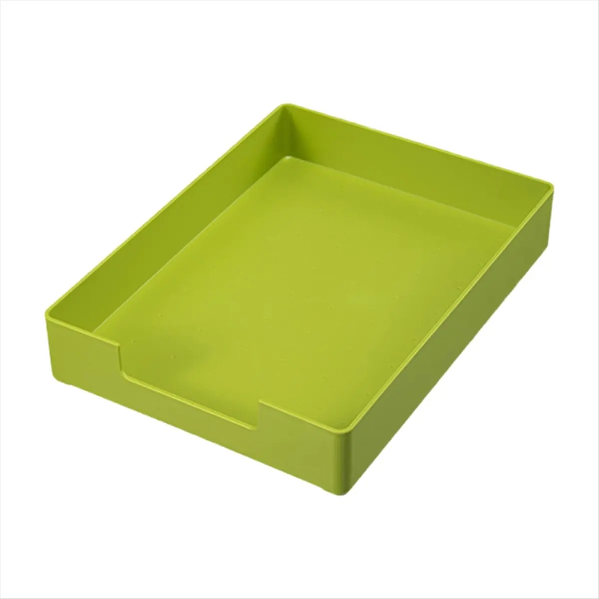 X16A Hot Letter-Size Tray, A4 Plastic Paper Holder File Organizer, Stackable Letter Tray for , School, Home Storage Green