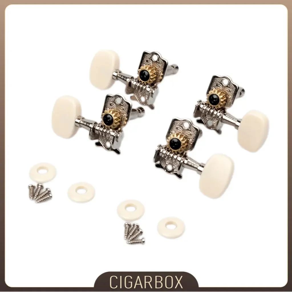 2L2R Ukulele Tuning Pegs Guitar Tuning Pegs Machine Heads Tuner For Ukulele 4 Strings Classical Guitar Parts Accessories SET